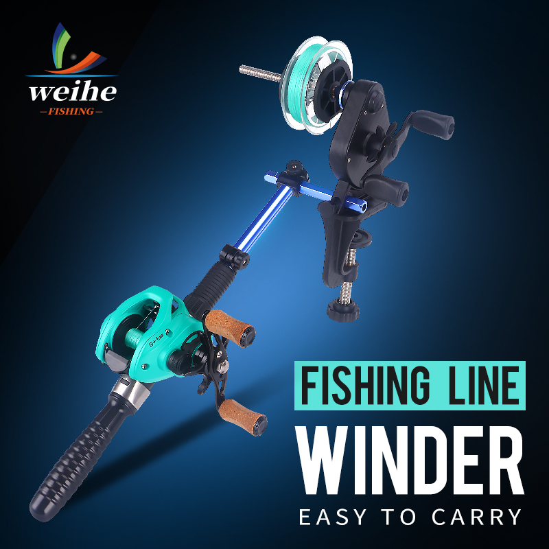 Fishing Line Spool - WEIHE 1 stuk Dubbele Spoel Lijnopwinder