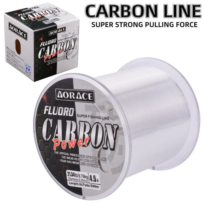 Fluorocarbon Line - 500M Fluorocarbon Vislijn Geïmporteerde Koolstofvezel Nylon