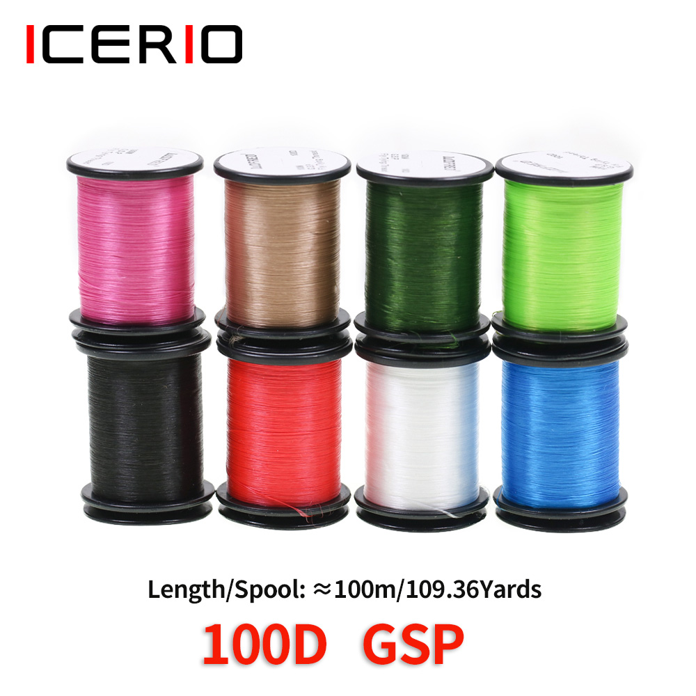 Ice Fishing Line - ICERIO 2 STKS 100D GSP Vliegbindset