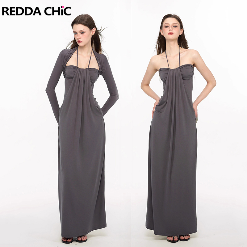 Braided Line - REDDACHiC Elegante Gevlochten Bolero Jurk Set