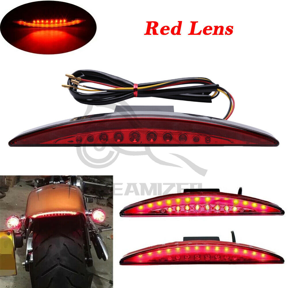 Abu Garcia Reel Revo - Motorfiets Achterspatbord Tip Rem Led-achterlicht Richtingaanwijzer