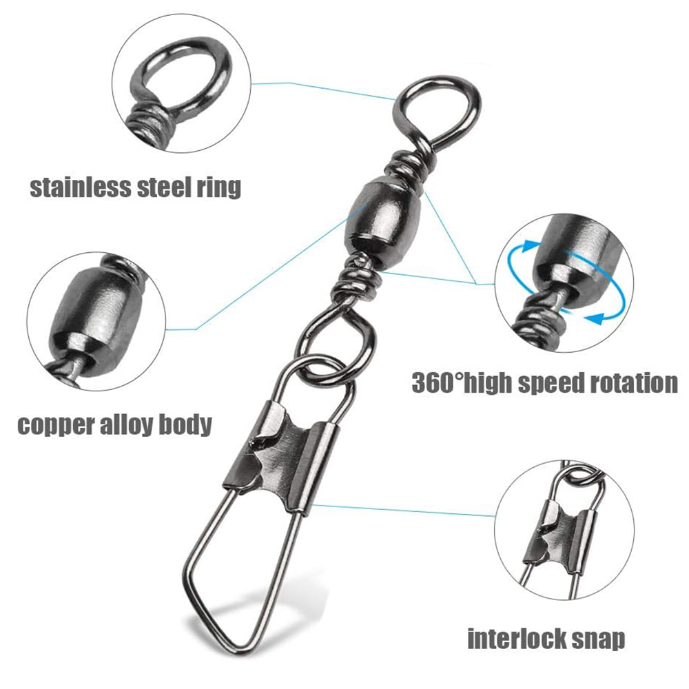 50 stuks roestvrijstalen snap  - Saltwater Line recensie en prijs