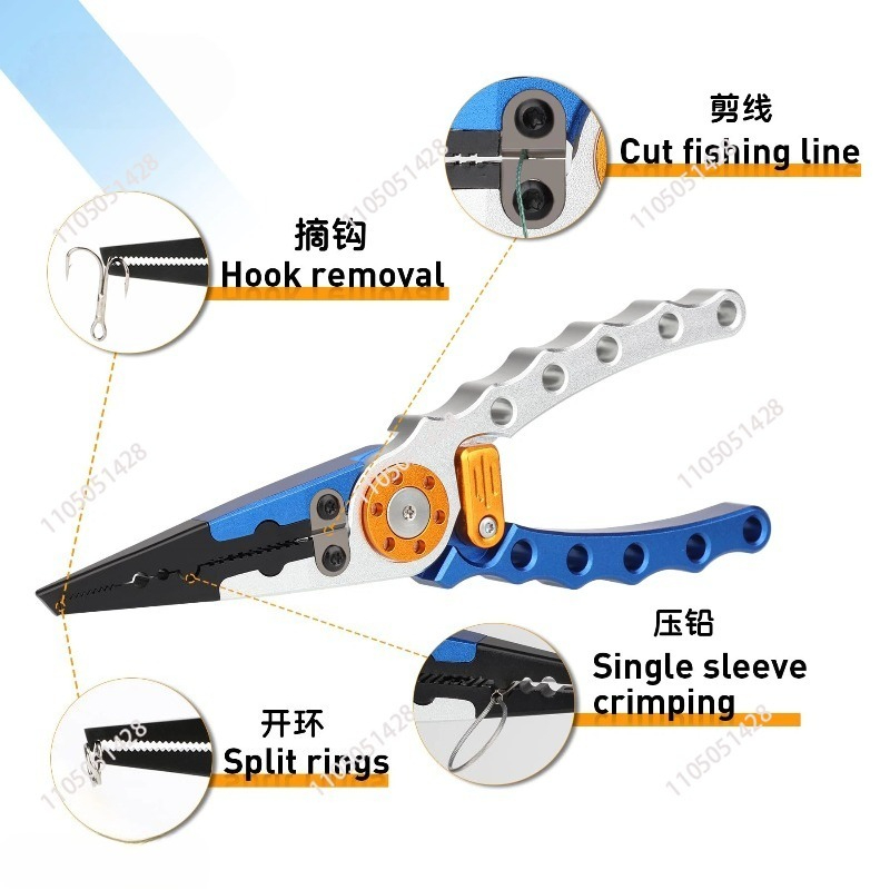 Aluminium visgerei-tang, multi - Fishing Line Cutter recensie en prijs